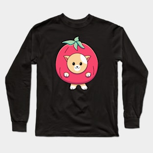 tomatto cat Long Sleeve T-Shirt